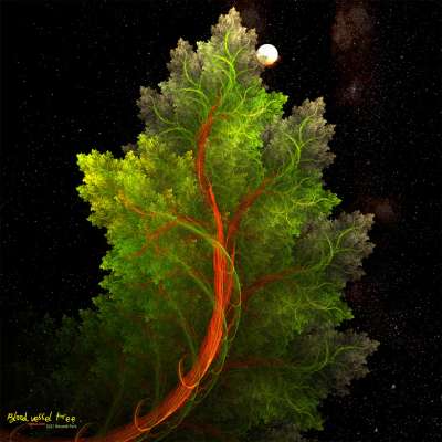 Blood vessel tree(계절에 따라 변하는 자연의 에너지)