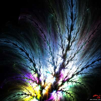 프랙탈 나뭇잎.