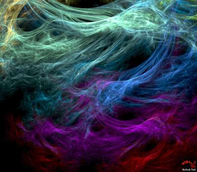 프랙탈 털실(woolen yarn)